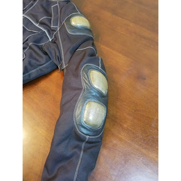 Biker Design Collection Padded Reflector Motorcycle Jacket with Gloves Size XL - Picture 11 of 12